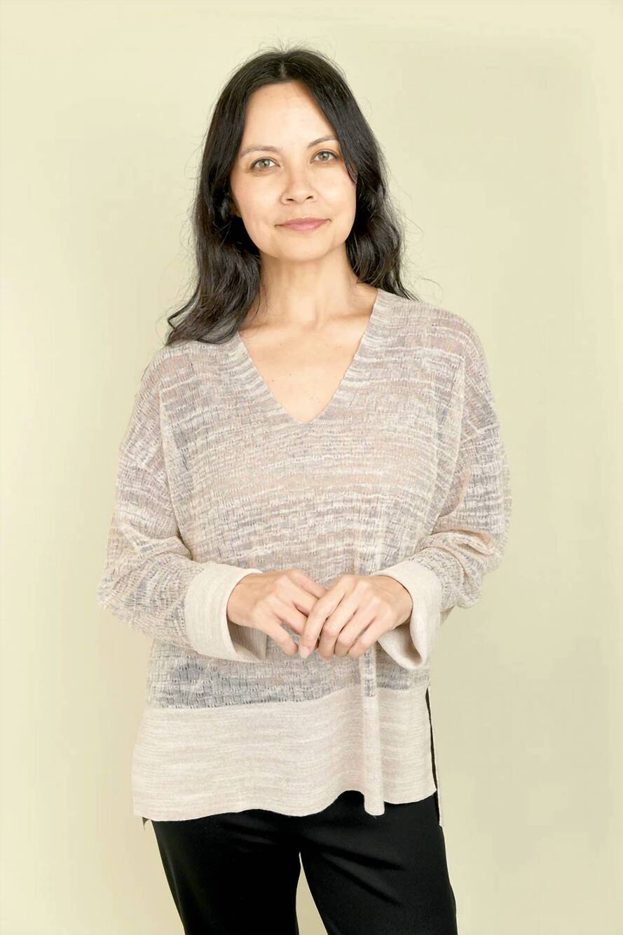 NEW INWEAR nita v-neck sweater in ecru